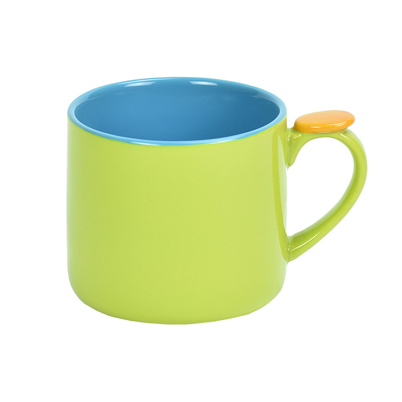 Parkins Stoneware Coffee Mug, Green/Blue