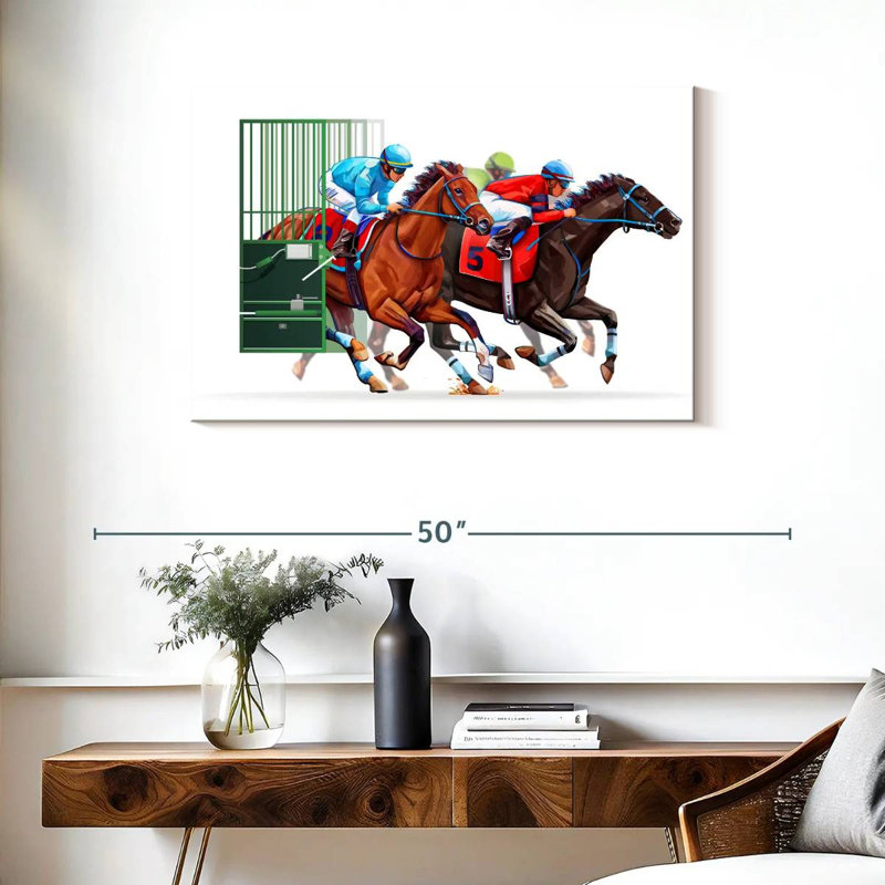 Sireci Derby, 24" H x 36" W