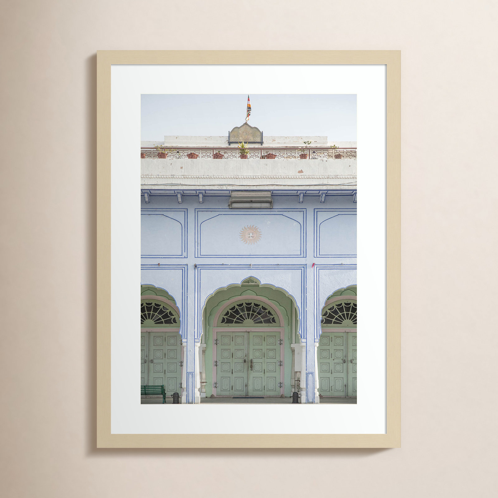 Sunshine Palace Print by Shot by Clint, Brown , 25" H x 19" W