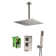 Shower System with Shower Head and Handle, Shower Faucets with Handheld Shower