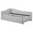 Twin Size Upholstered L-Shaped Upholstered Daybed with Pop Up Trundle-1188051019
