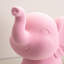 Éléphant en résine rose - Statues d'éléphants en flocage