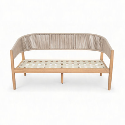 Causeuse d'extérieur en bois d'acacia Verona
