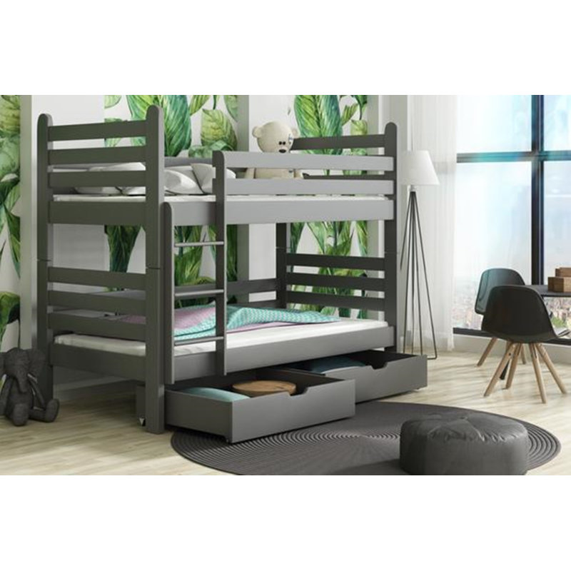 Jerald Single (3') 2 Drawer Standard Bunk Bed