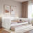 Upholstered Daybed With Usb And Trundle-1895581555