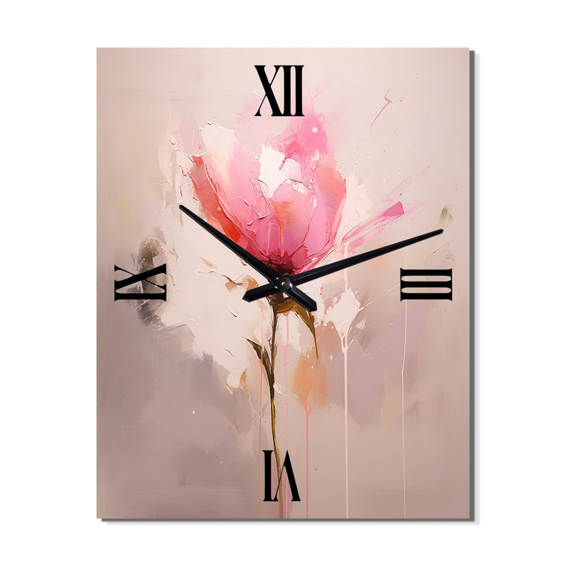 Horloge murale Coral Elegance, Moyen