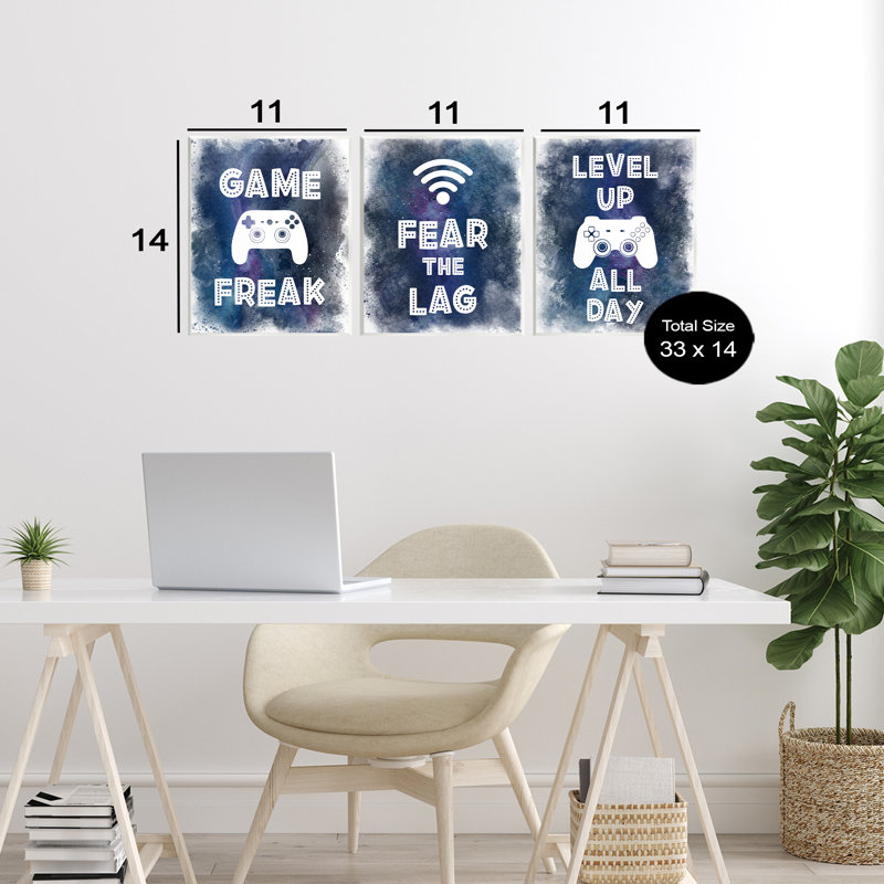 «Gamer Quotes with Splash», plaque murale par Marcus Prime
