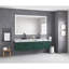 Grand miroir de brouillard à DEL pour salle de bain 84 * 48 - Lumen élevé, installation simple et utilisation éclairée