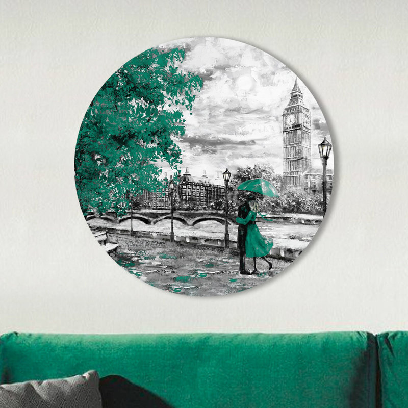 Stunning Landscape Printed Glass Wall Art With A View Of London That Will Add A Lovely Touch To Any Interior Decor