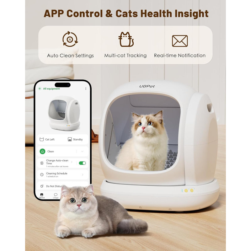 Polyethylene Plastic Self-Cleaning Litter Box