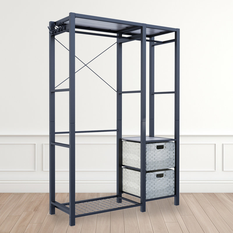 Porte-vêtements portable, Gris