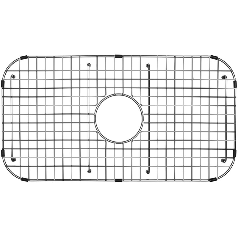 Protecteur d'évier en acier inoxydable 27,56 po x 13,98 po