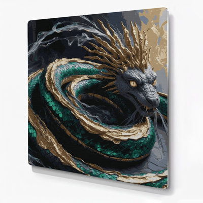 Art mural noir Sci Fi Basilisk