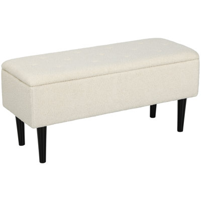 Perkin Polyester Upholstered Storage Bench