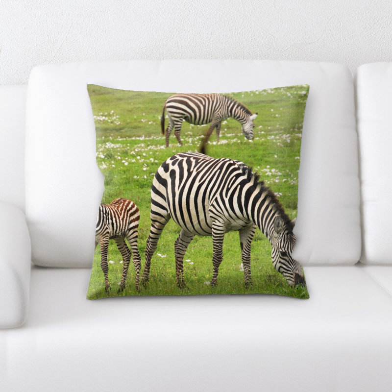 Coussin zèbre baby