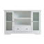 Grande armoire buffet 51 po avec tiroirs, portes et tablettes réglables, blanc | Idée cadeau