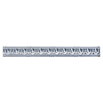 Puffy Arches 48" L x 2.56" W x 1.75" H Nail-up Tin Cornice
