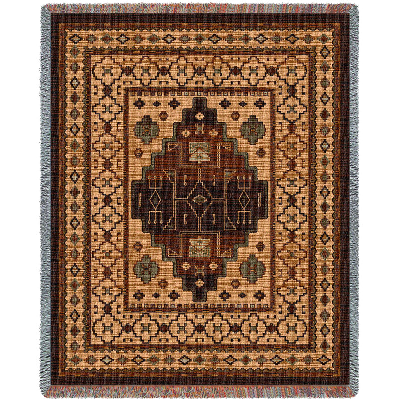 Jeté de lit Pure Country Weavers Gila, Brun