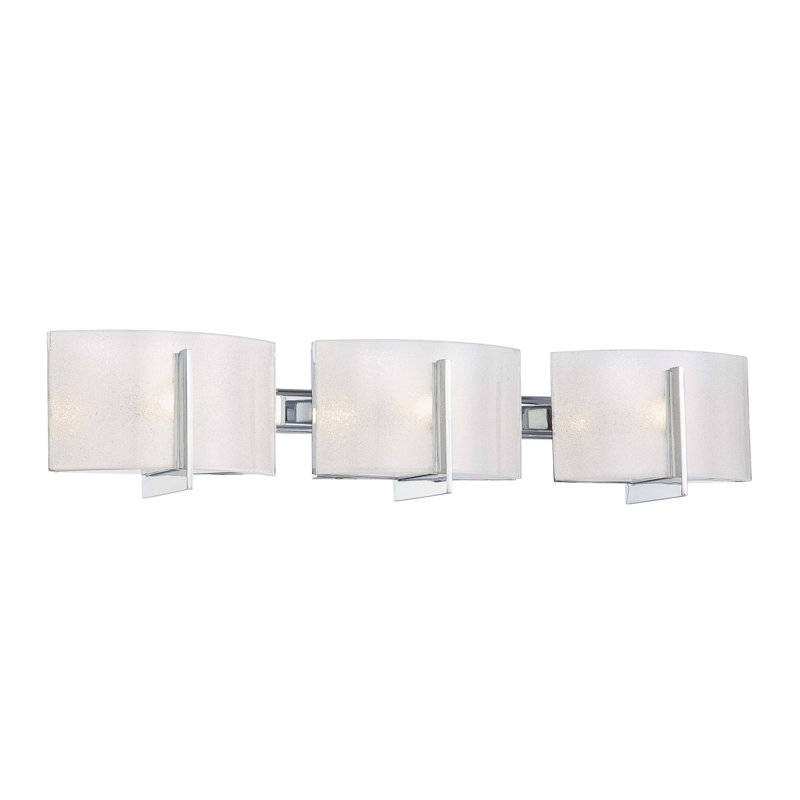 Éclairage pour meuble-lavabo 3 lumières Clarte, Chrome