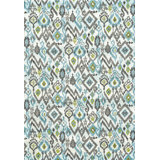 Ikat Area Rug in Stillwater Blue