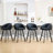 Swivel Upholstered Bar Stools with Back and Arms for Kitchen Island (Set of 4)-1885674164-1885674166-1905999976