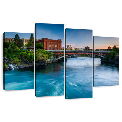 Nicci Spokane River At Sunset