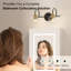 Luminaire de meuble-lavabo avec abat-jour transparent-1233295996-1233295994