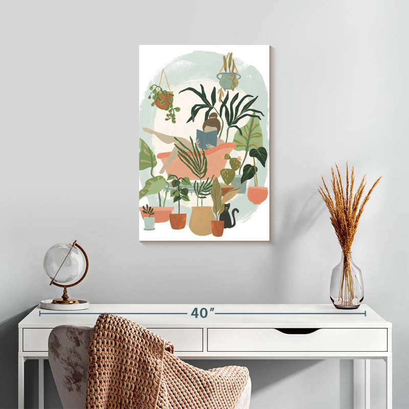 Plant Lady Bath I, H 24 po x l 16 po