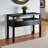 Elevate Rectangular 2-Drawer Brown Finish Console Table, 29.99" H X 40.05" W X 16.97" D