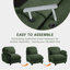 Canapé en L 76 po avec repose-pieds amovible et tissu chenille 76 po-1503003817-1503003821