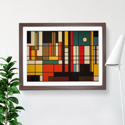 Bauhaus Modern Abstract - Single Picture Frame Print