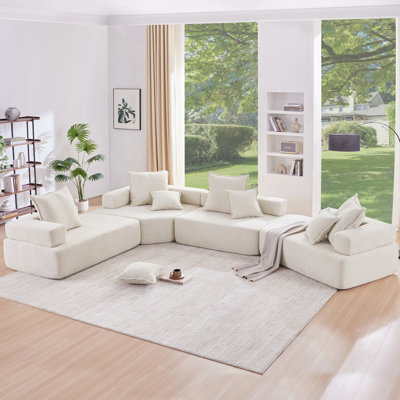 Canapé modulaire surdimensionné rembourré de mousse Breydan