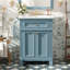 Armoire de salle de bain Vintage Elegance avec portes à fermeture douce et rangement réglable-131577057