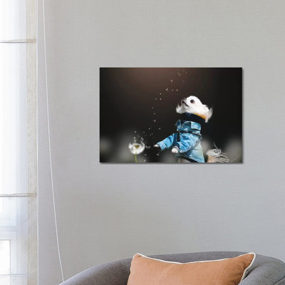 Fluffy by Lienjp - Wrapped Canvas Print