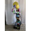 Statue géante en gorille tenant un tonneau 28 po x 21 po x H 83 po