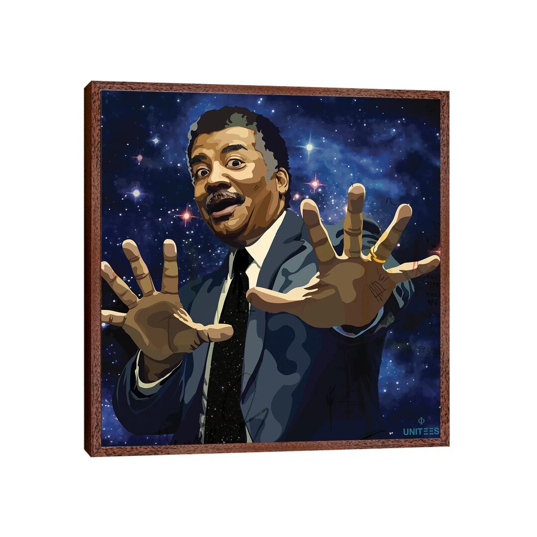 Leinwandbild - Grafikdruck â€žNeil deGrasse Tysonâ€� von Dai Chris