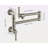 Pot Filler Faucet Wall Pot Filler Faucet, Modern Brass Pot Filler Two-Attachment Wall Mount Folding Kitchen Pot Filler Swing Arm-118388225