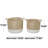 Seagrass Handmade Two Toned Decorative and Functional Storage Basket with Handles