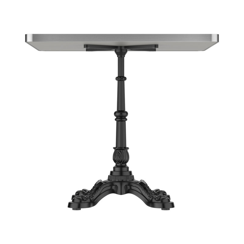 Tables de patio robustes, marbre fritté 31,5 po, salle à manger moderne
