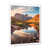 White Single Picture Framed