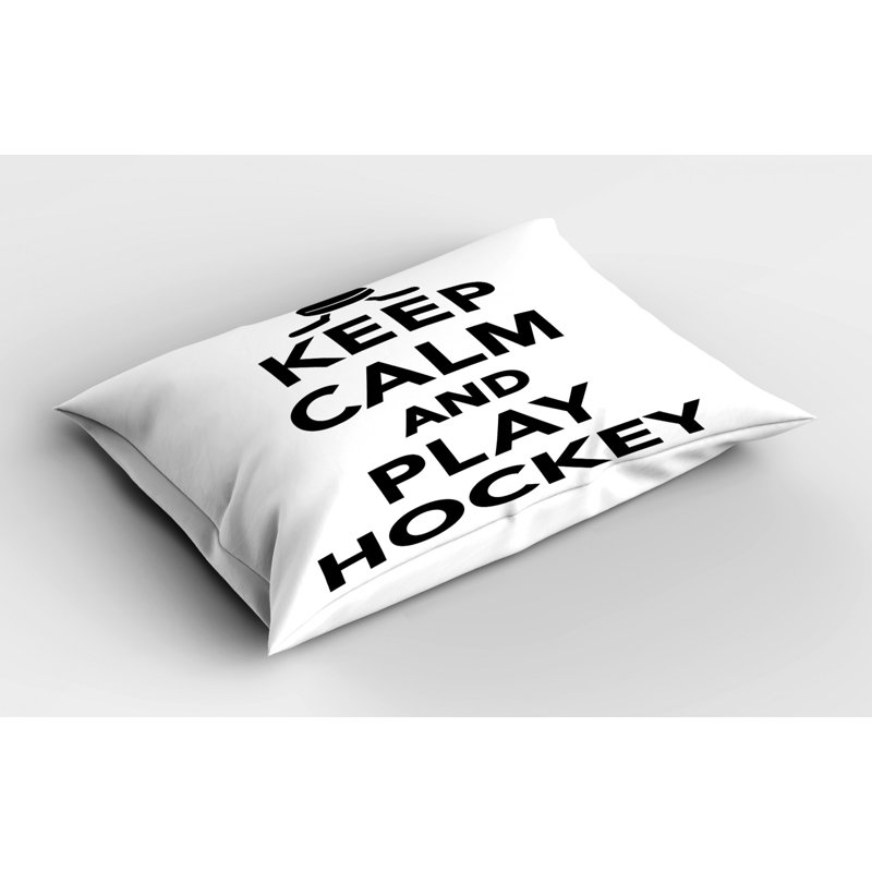 Hockey Polyester Sham Set, Twin