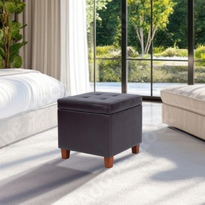 Gamalier Square Tufted Storage Ottoman