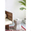 Tabouret de jardin 15 po x 13 po x 17 po, table d'appoint