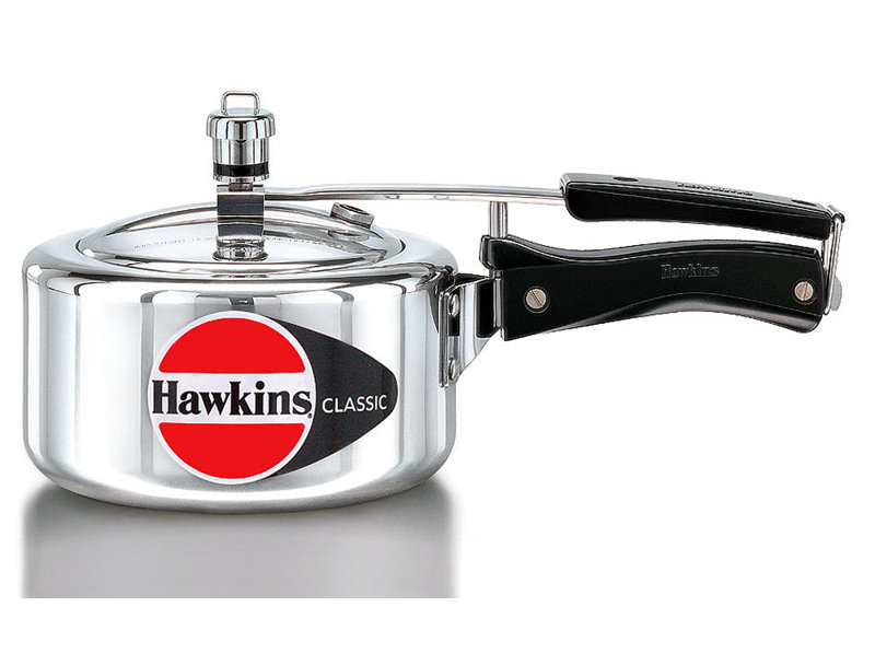 Hawkins Classic Aluminum Pressure Cooker, 2.11 Quart