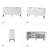 Arkayla 63'' W Sideboard with Hidden Drawers and Wine Glass Rack-412641072