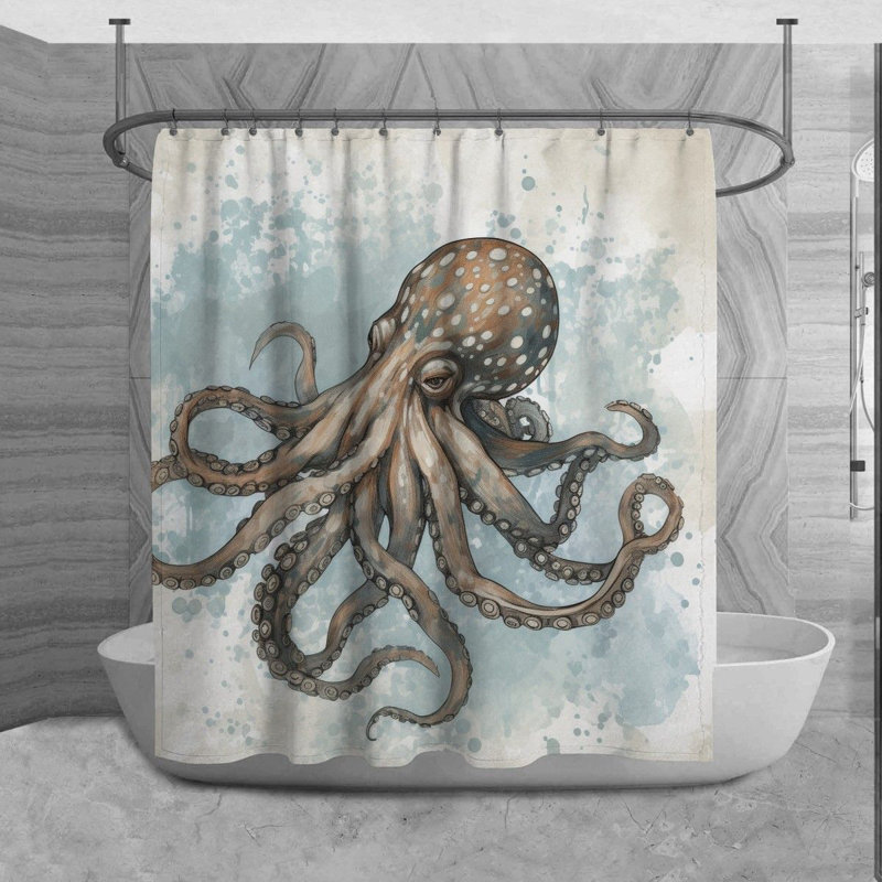 Rideau de douche Riham, H 93 po x l 70 po x P 6 po
