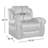 Faulks Manual Glider Recliner with Nailhead Trim-1825513167