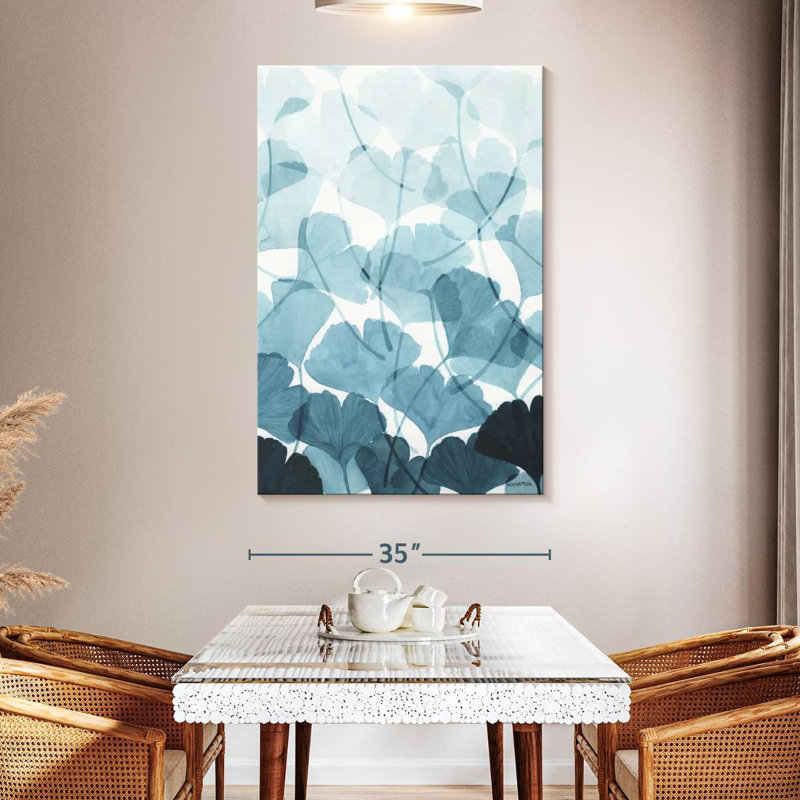Harnek Cool Rain Gingko, 51" H x 34" W