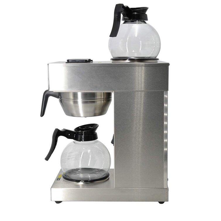 BUNN VPR 12-Cup Commercial Pour-Over Coffee Maker with 2 Glass Carafes