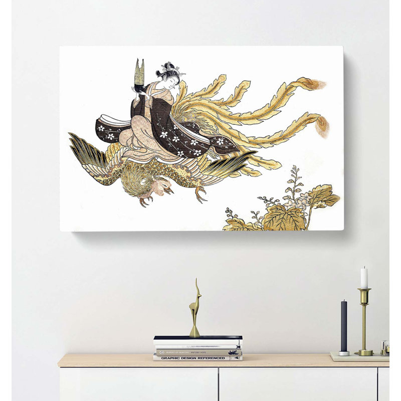 Disguised Immortal by Katsushika Hokusai - Wrapped Canvas, 35cm H x 50cm W x 3cm D